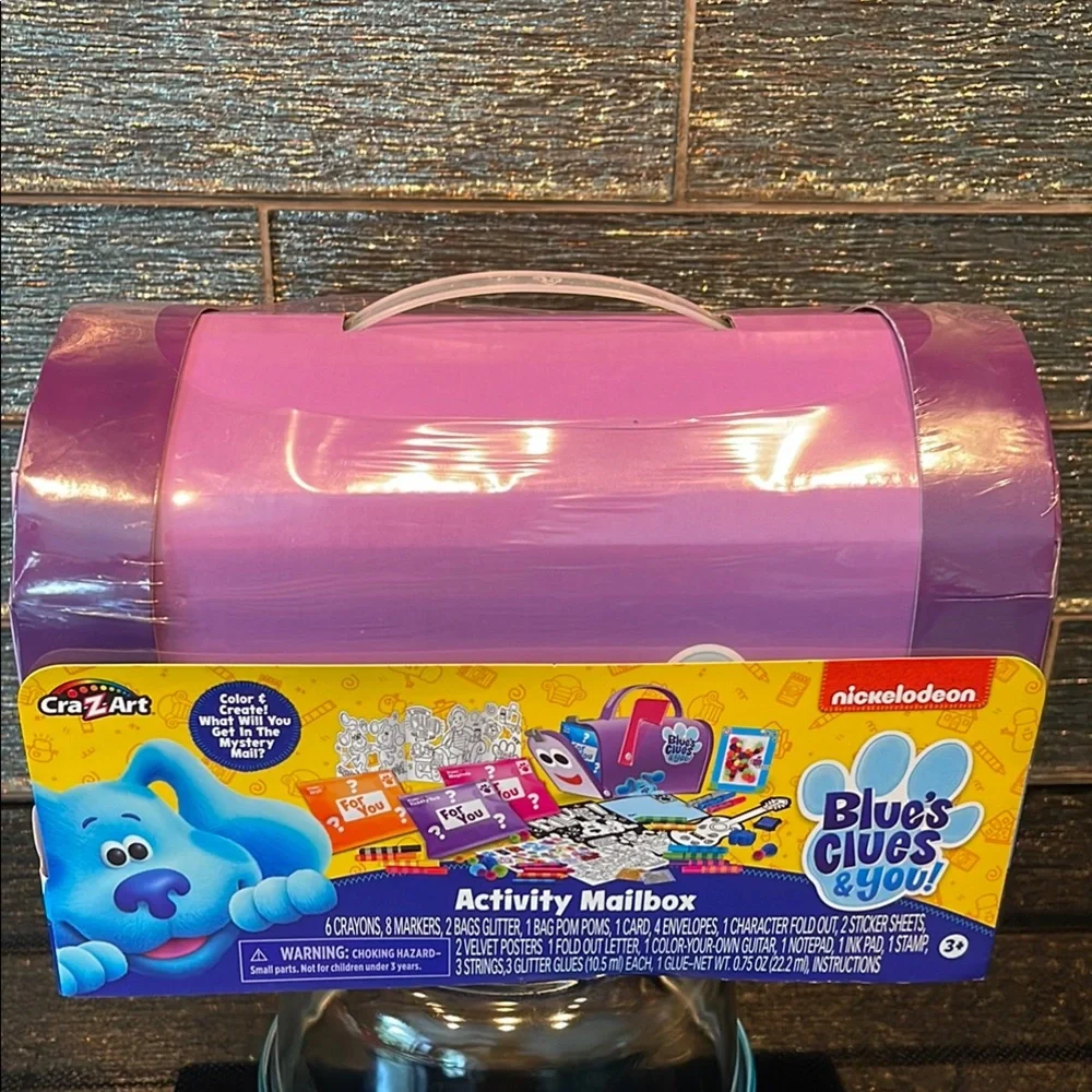 New Blue’s Clues Activity Mailbox Set Creative Toy CraZArt Josh Mail Steve